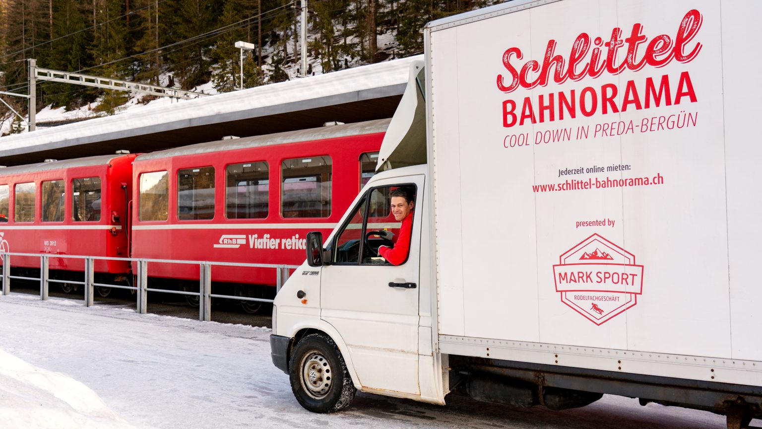 Schlitten-Transport Bergün, Engadin, Lenzerheide